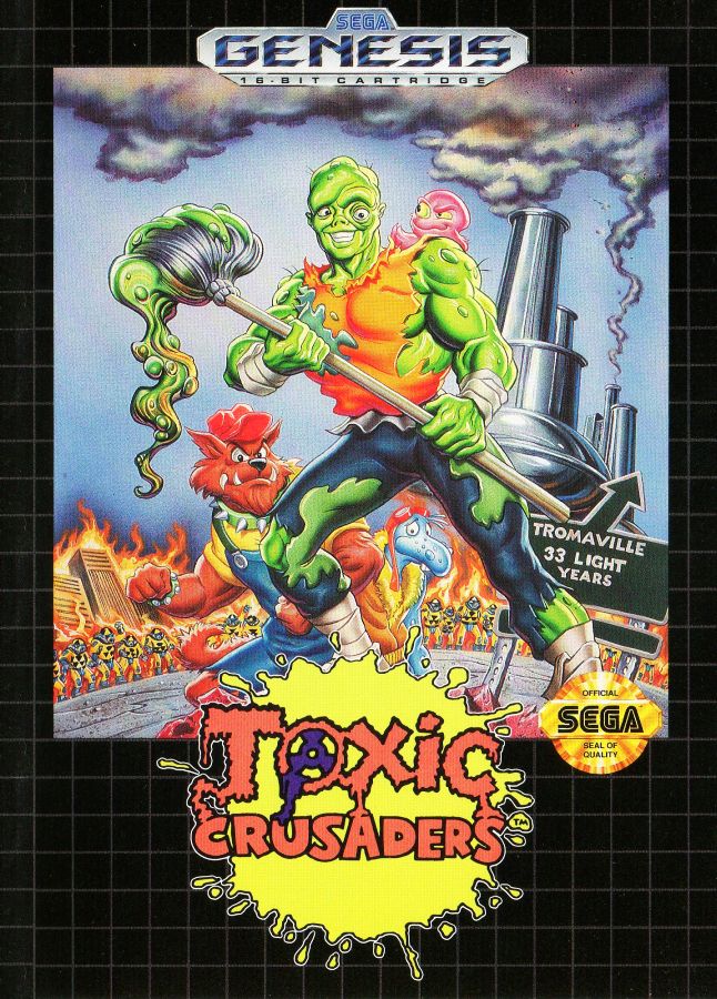 Capa do jogo Toxic Crusaders