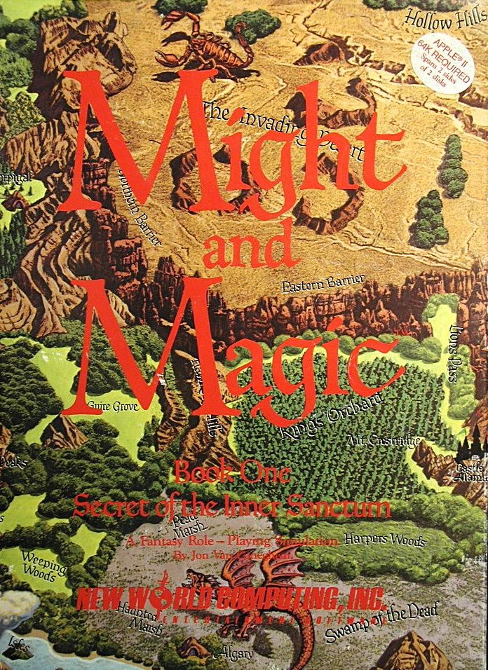 Capa do jogo Might and Magic