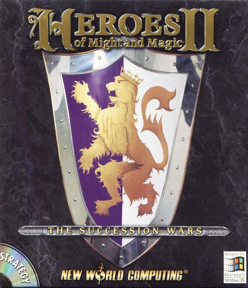 Capa do jogo Heroes of Might and Magic II: The Succession Wars