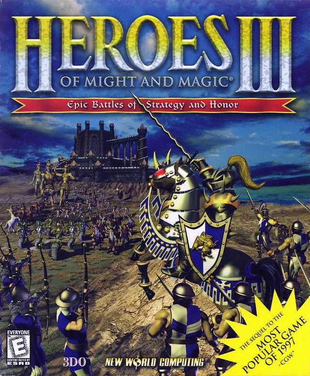 Capa do jogo Heroes of Might and Magic III