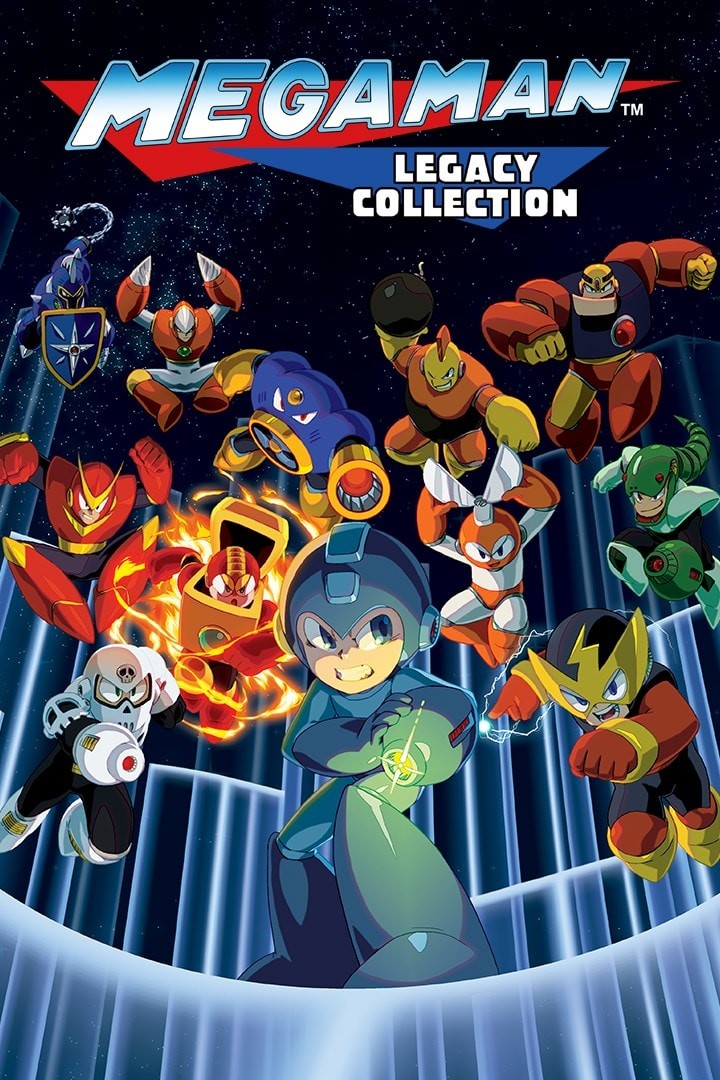 Capa do jogo Mega Man Legacy Collection