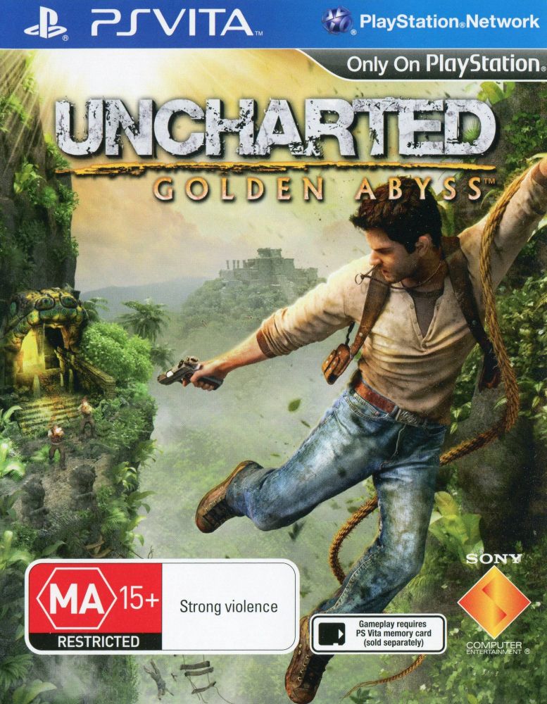 Capa do jogo Uncharted: Golden Abyss