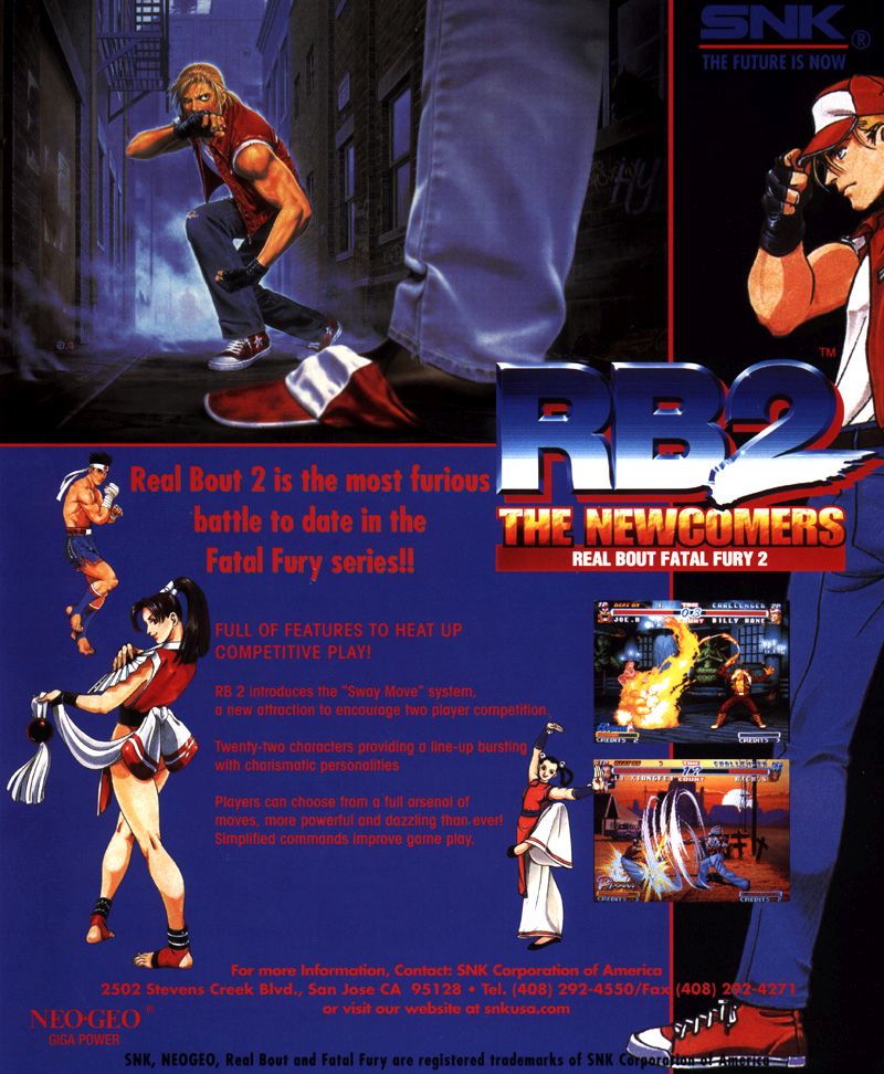Capa do jogo Real Bout Fatal Fury 2: The Newcomers