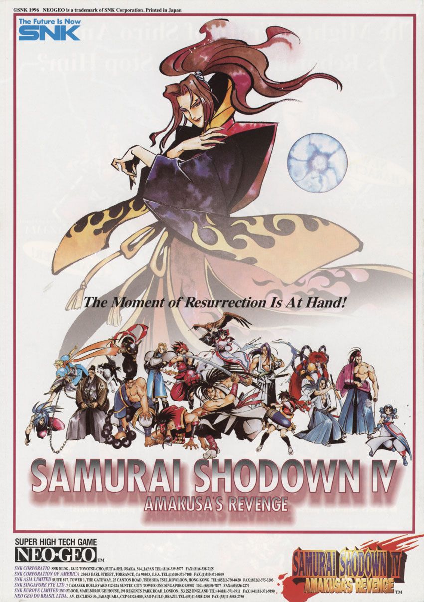 Capa do jogo Samurai Shodown IV