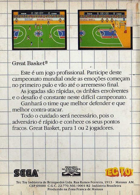 Capa do jogo Great Basket