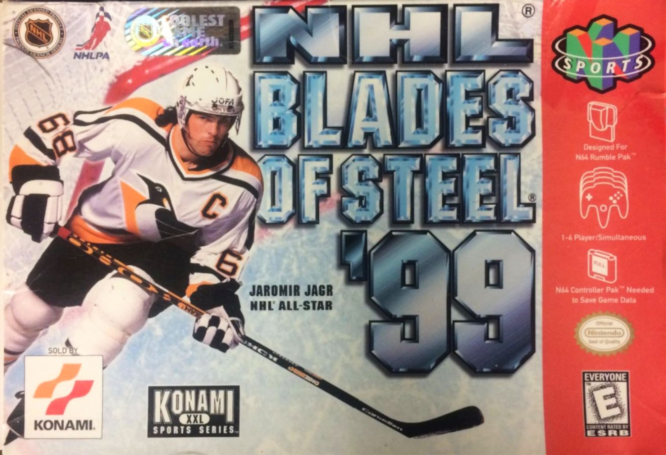 Capa do jogo NHL Blades of Steel 99