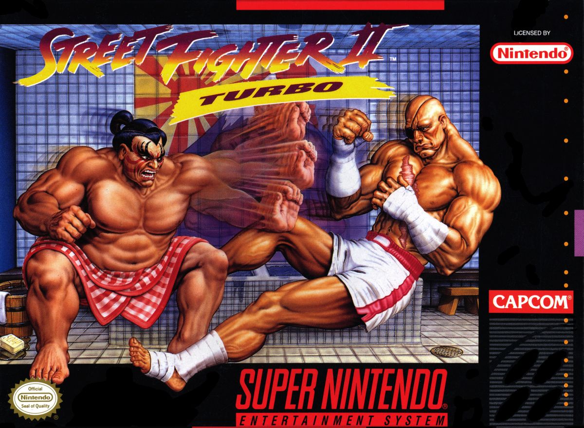 Capa do jogo Street Fighter II Turbo