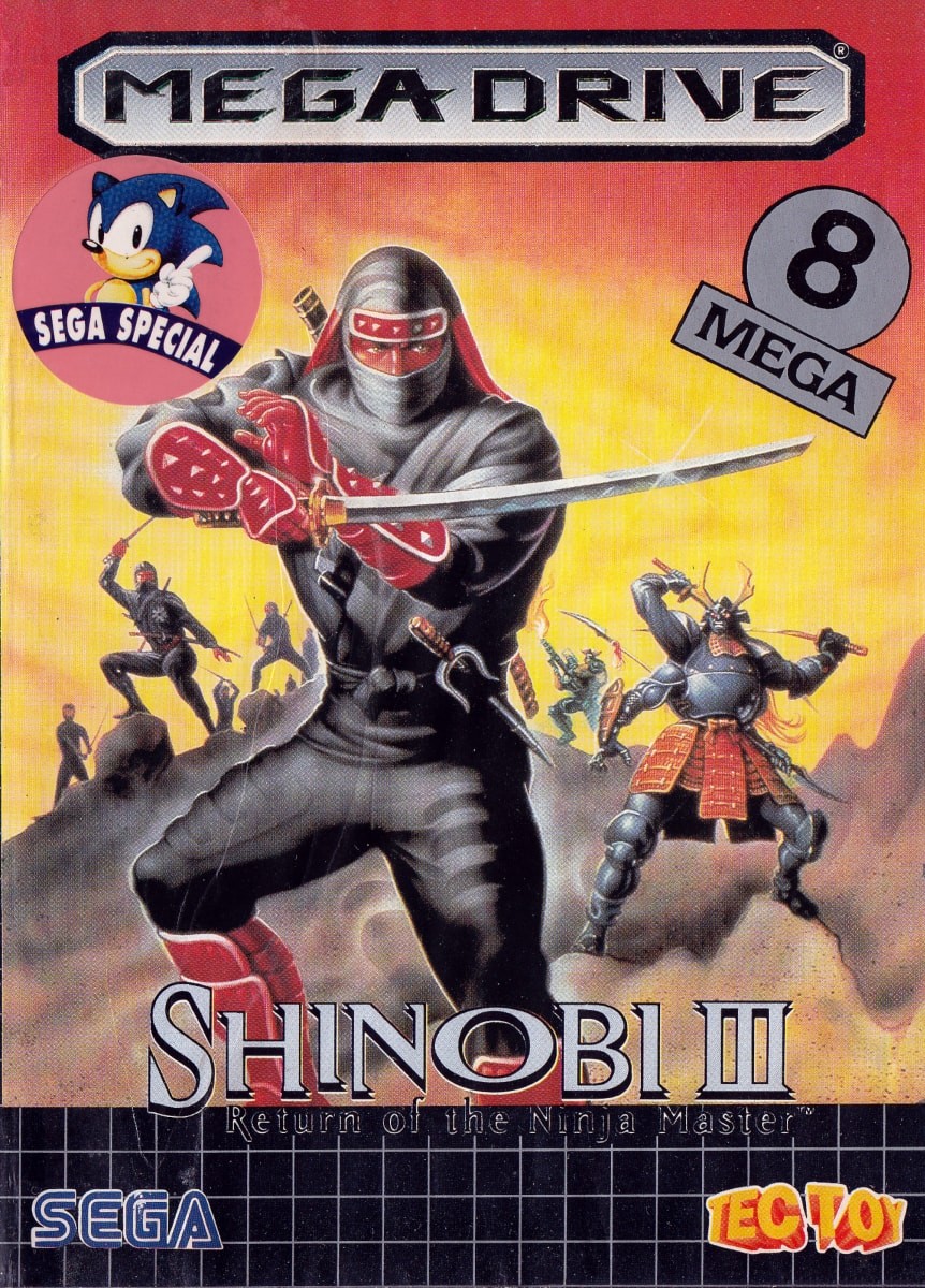 Capa do jogo Shinobi III: Return of the Ninja Master