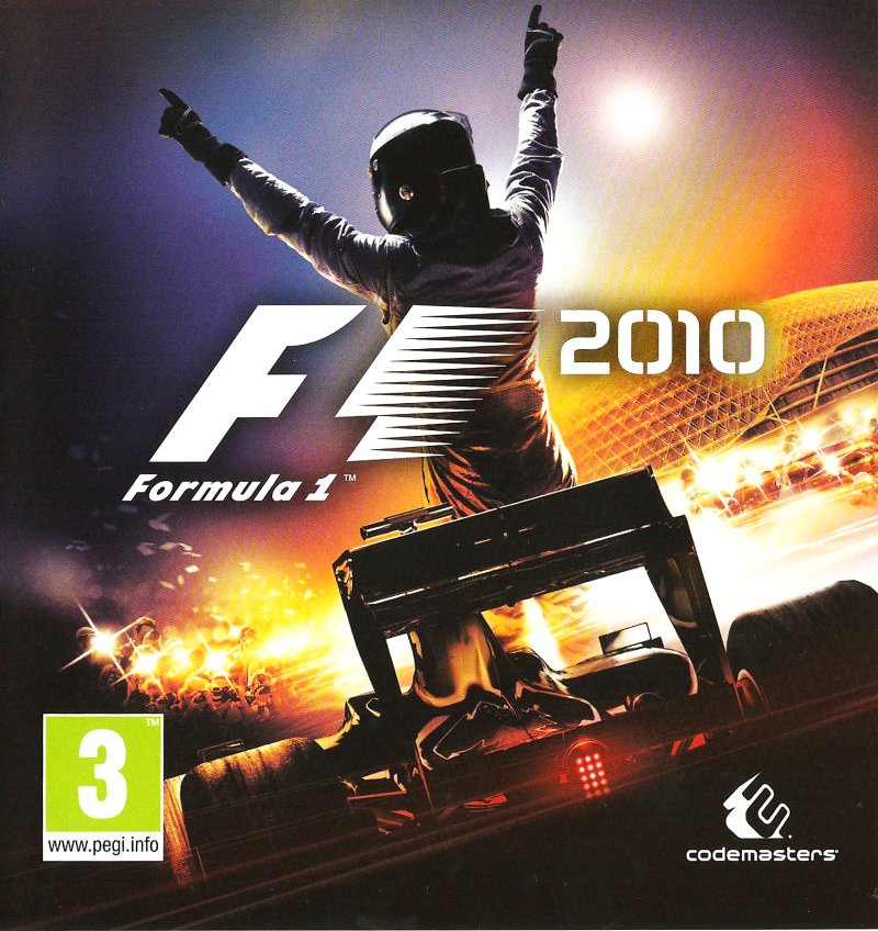 Capa do jogo F1 2010