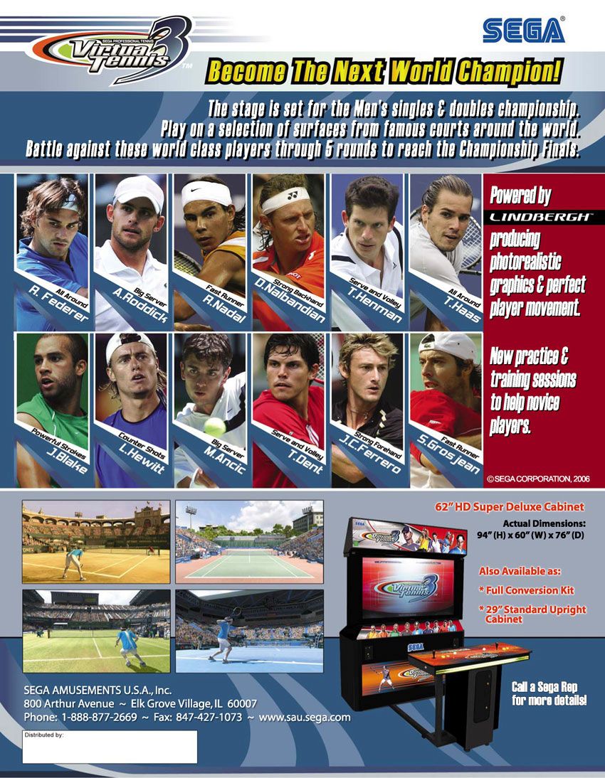 Capa do jogo Virtua Tennis 3