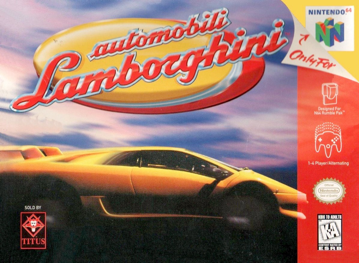 Capa do jogo automobili Lamborghini