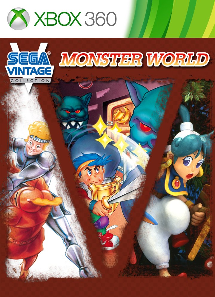 Capa do jogo Sega Vintage Collection: Monster World
