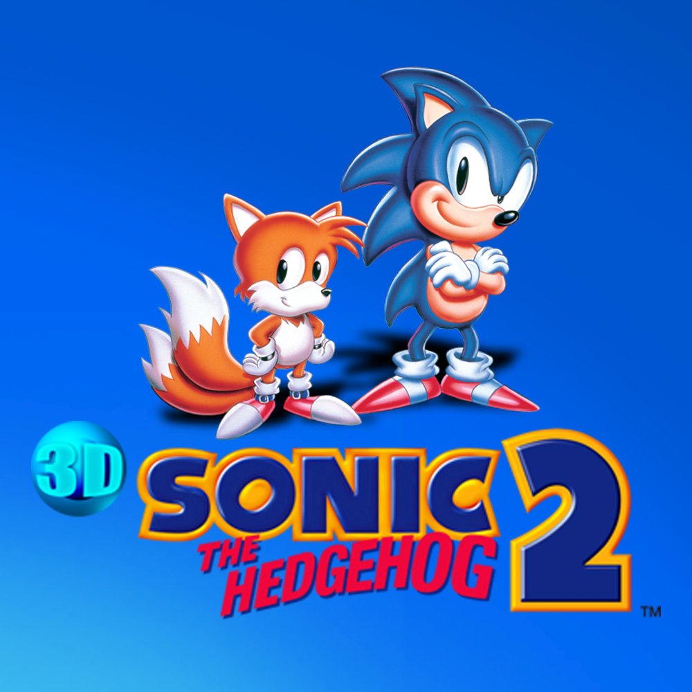 Capa do jogo 3D Sonic the Hedgehog 2