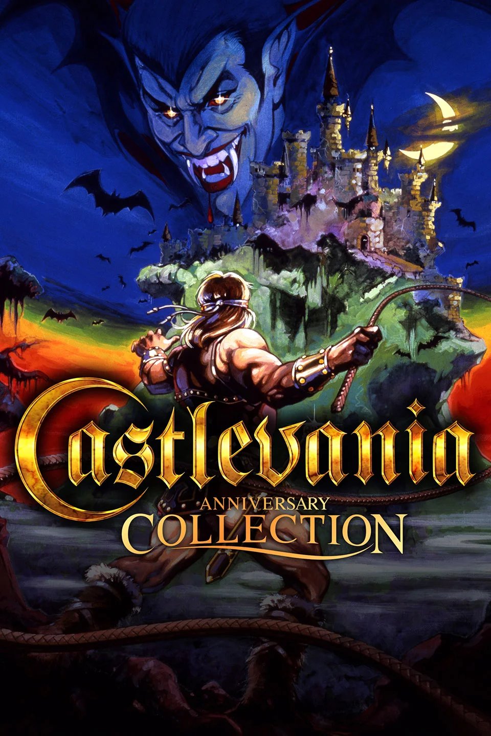 Capa do jogo Castlevania Anniversary Collection