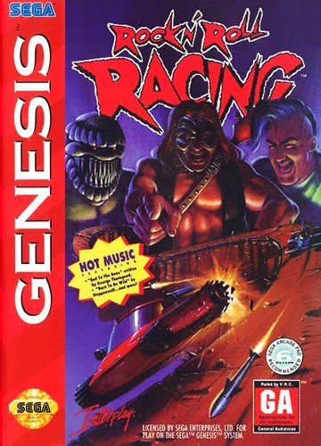 Capa do jogo Rock n Roll Racing