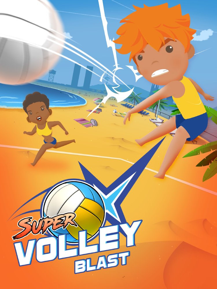 Capa do jogo Super Volley Blast