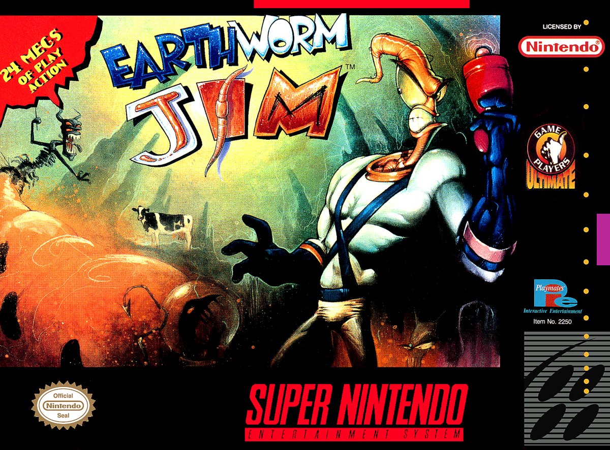 Capa do jogo Earthworm Jim