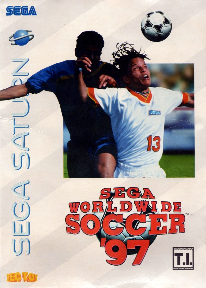 Capa do jogo Sega Worldwide Soccer 97