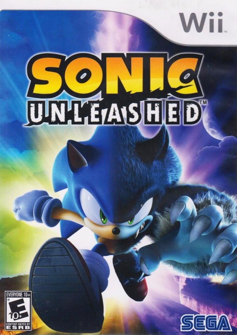 Capa do jogo Sonic Unleashed