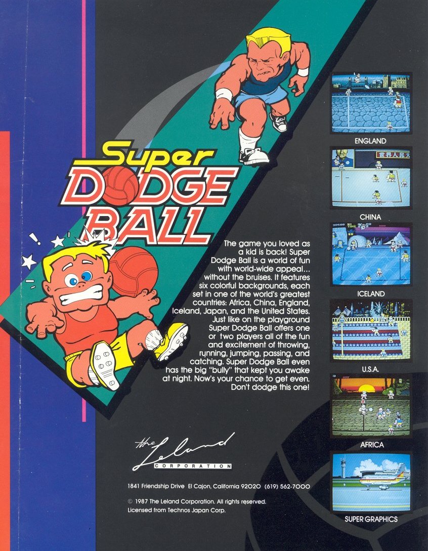 Capa do jogo Super Dodge Ball