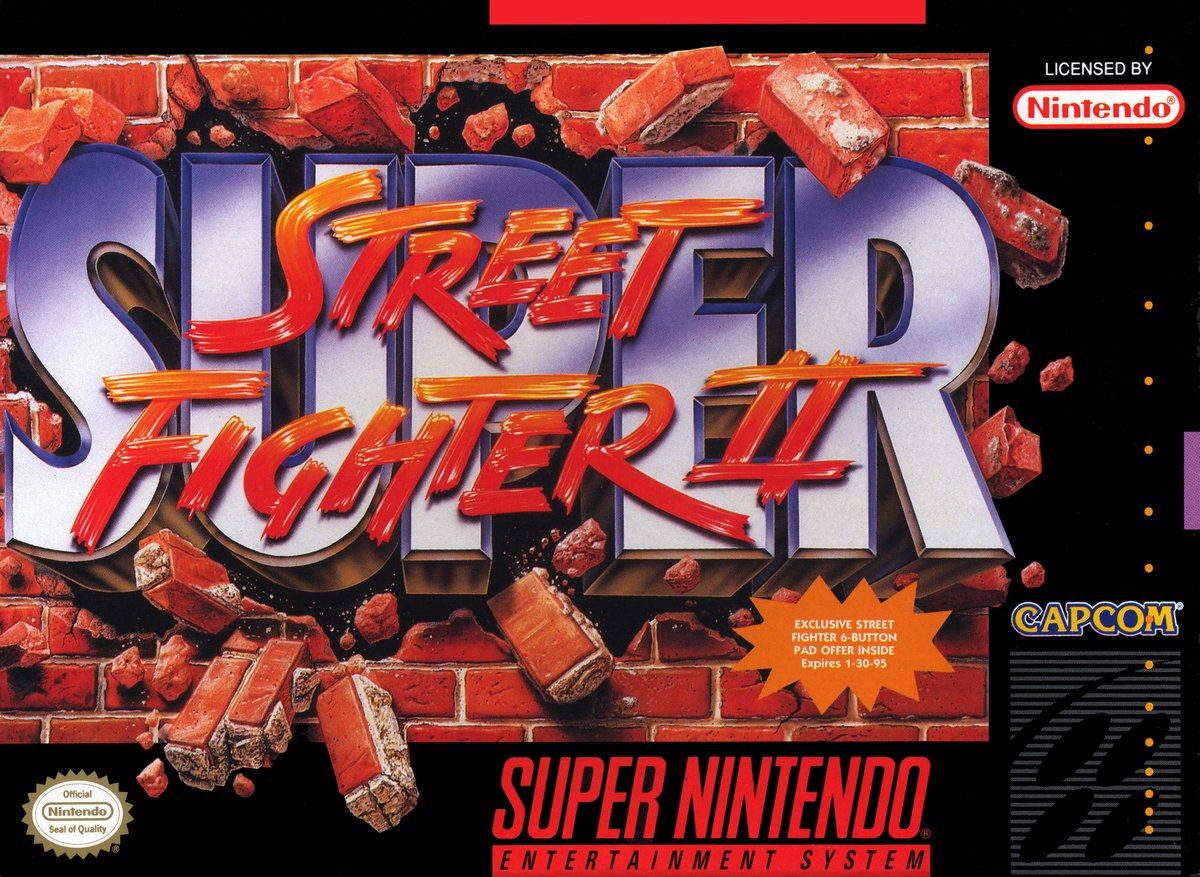 Capa do jogo Super Street Fighter II