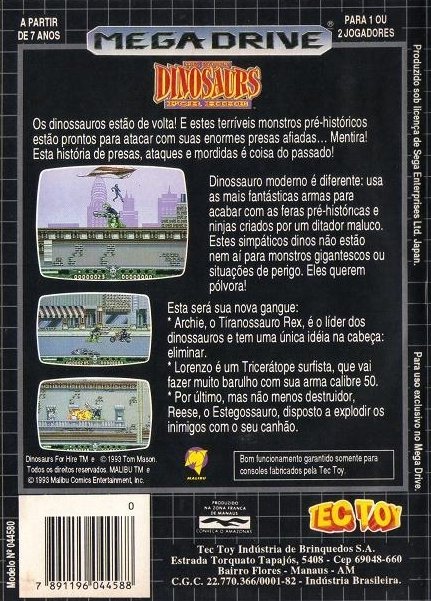Capa do jogo Dinosaurs for Hire