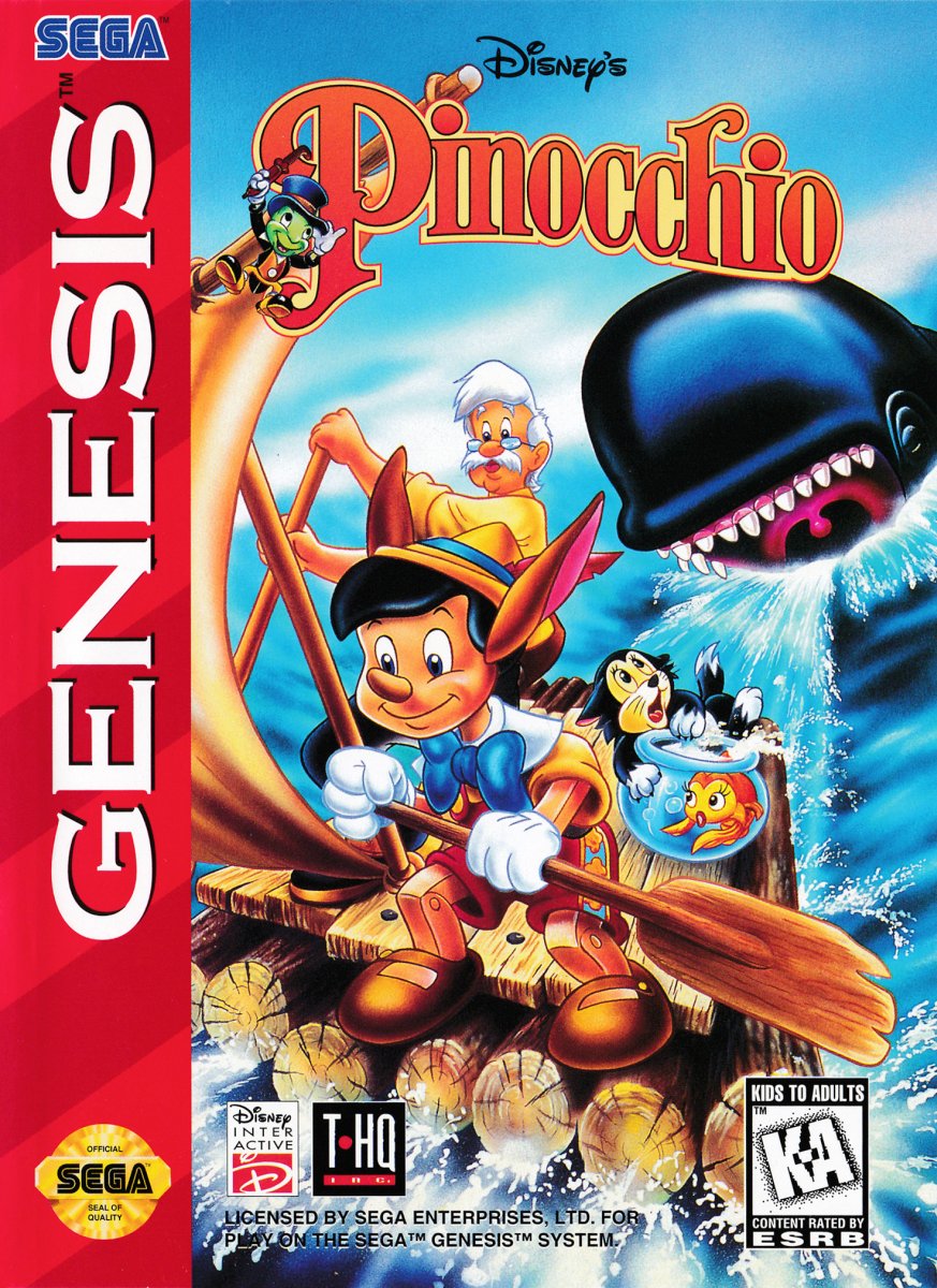 Capa do jogo Pinocchio
