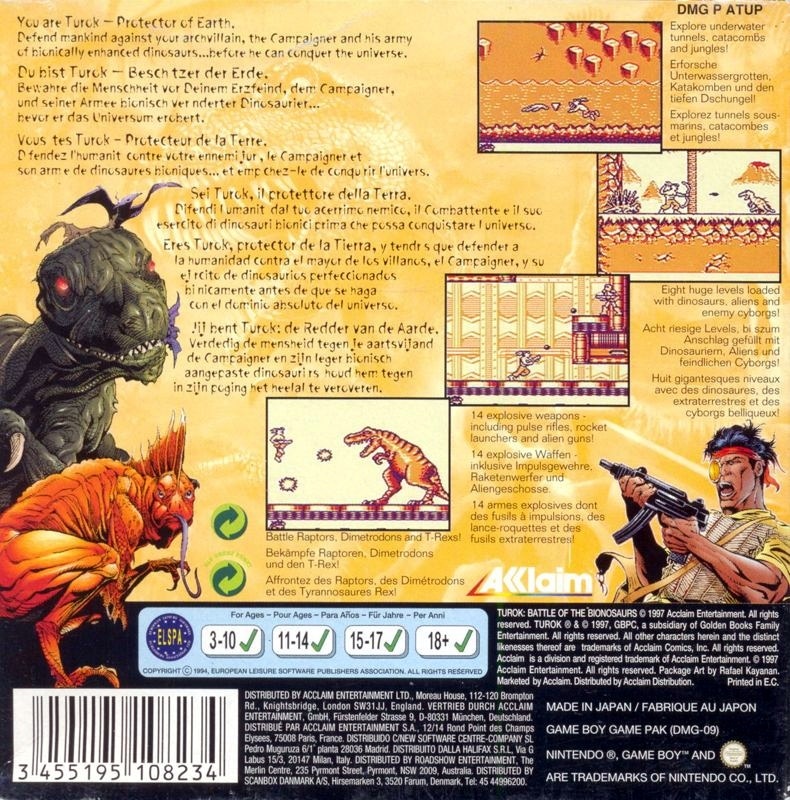 Capa do jogo Turok: Battle of the Bionosaurs
