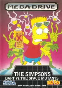 Capa de The Simpsons: Bart vs. the Space Mutants