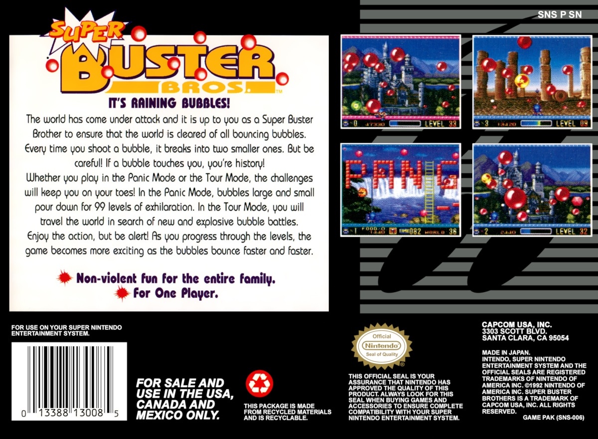 Capa do jogo Super Buster Bros.