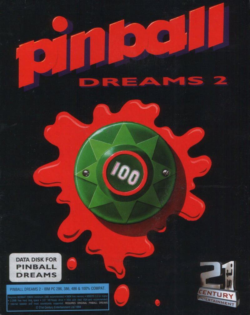 Capa do jogo Pinball Dreams II