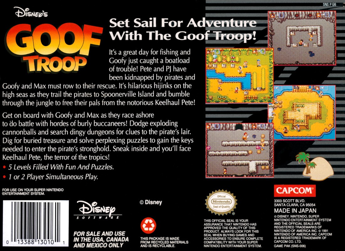 Capa do jogo Goof Troop