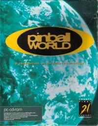 Capa de Pinball World