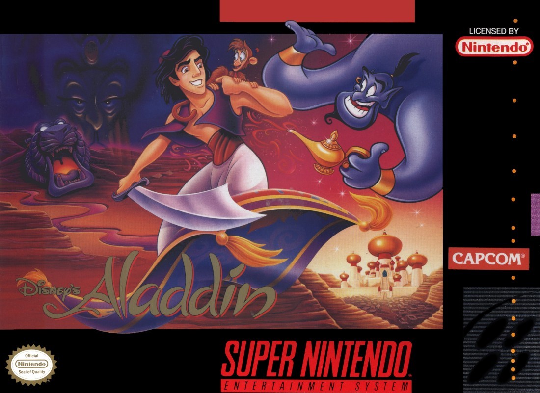 Capa do jogo Disneys Aladdin