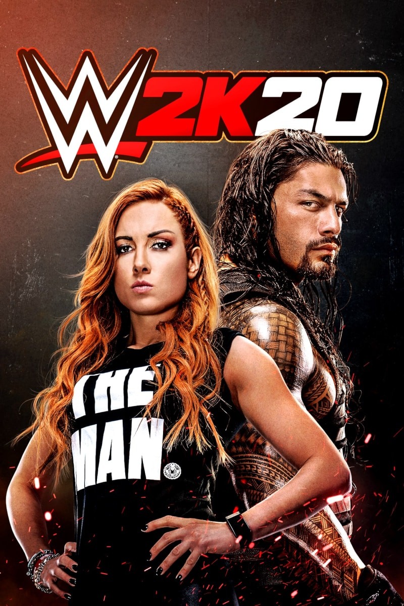 Capa do jogo WWE 2K20