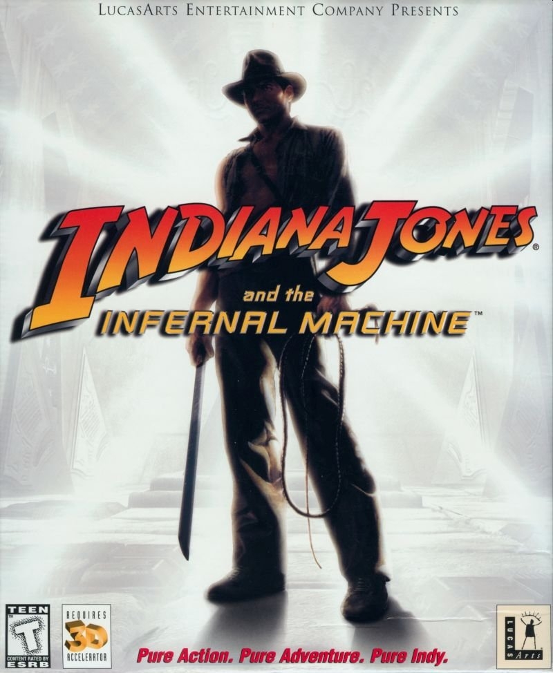 Capa do jogo Indiana Jones and the Infernal Machine