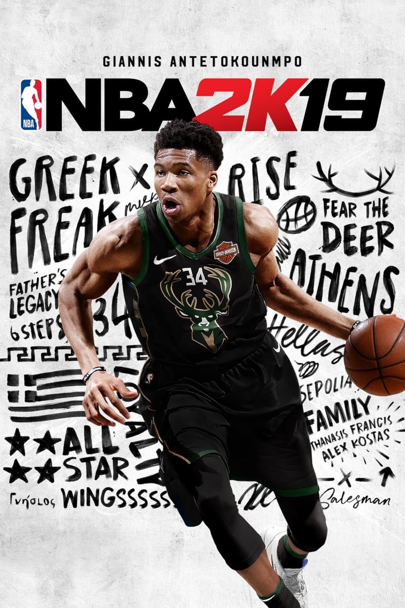 Capa do jogo NBA 2K19