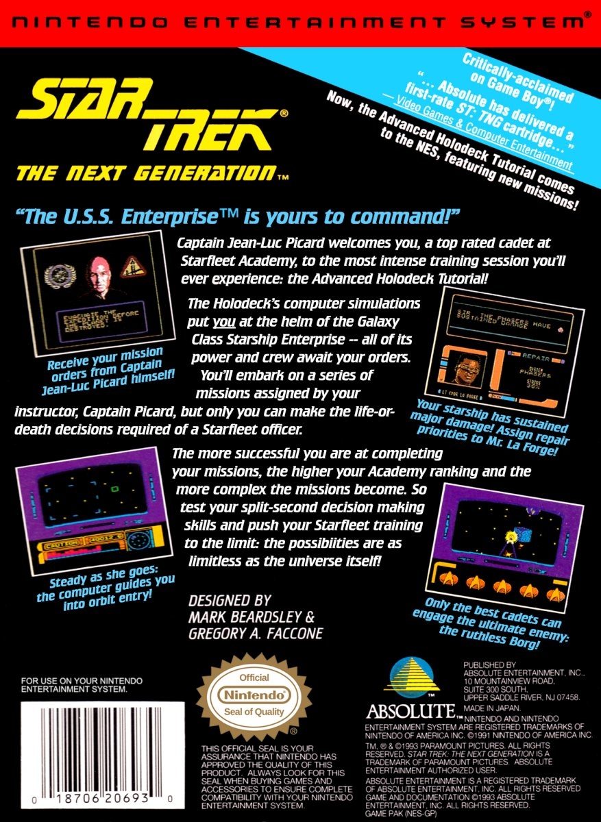 Capa do jogo Star Trek: The Next Generation