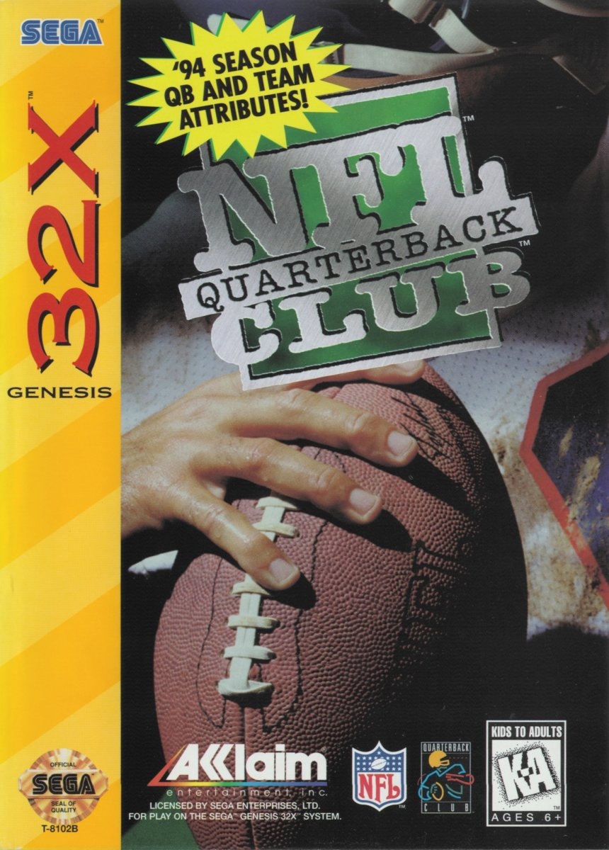 Capa do jogo NFL Quarterback Club