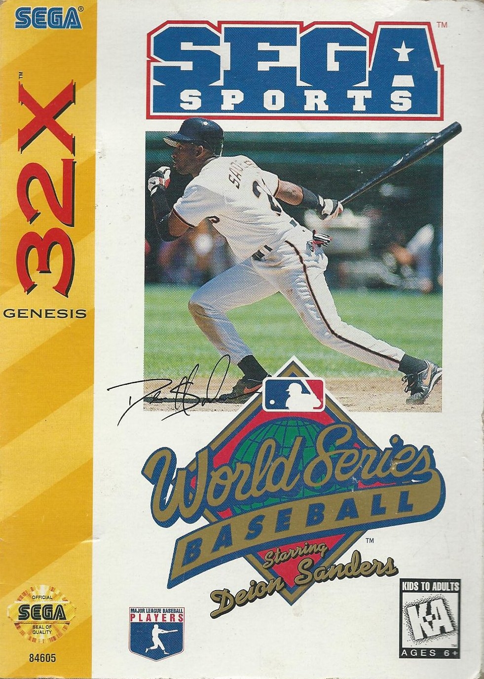 Capa do jogo World Series Baseball Starring Deion Sanders