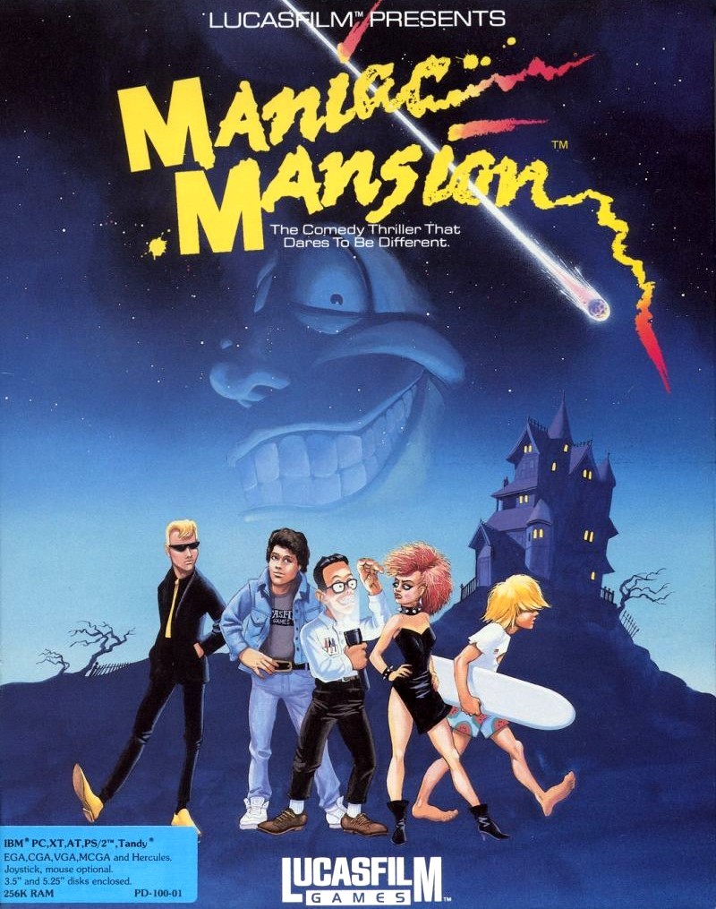 Capa do jogo Maniac Mansion