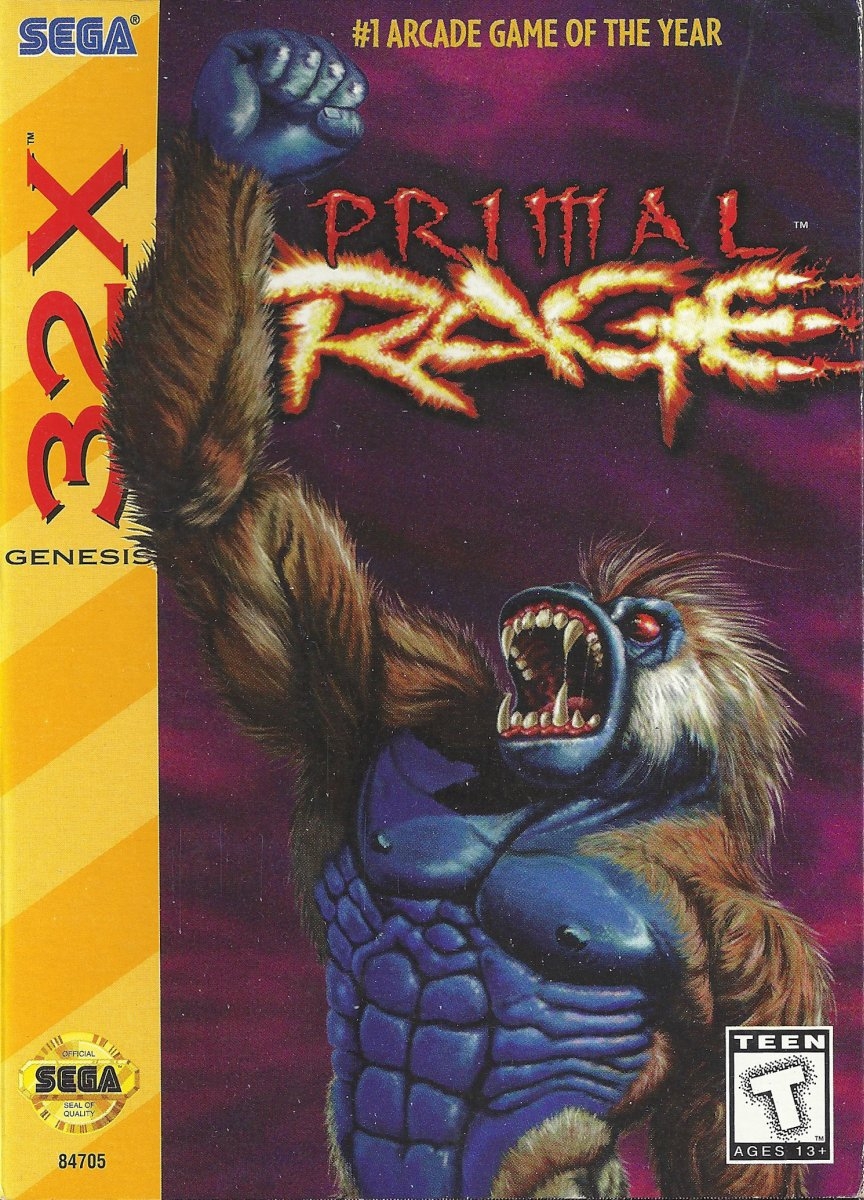 Capa do jogo Primal Rage
