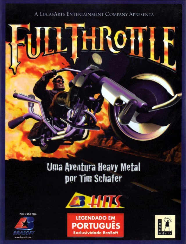 Capa do jogo Full Throttle