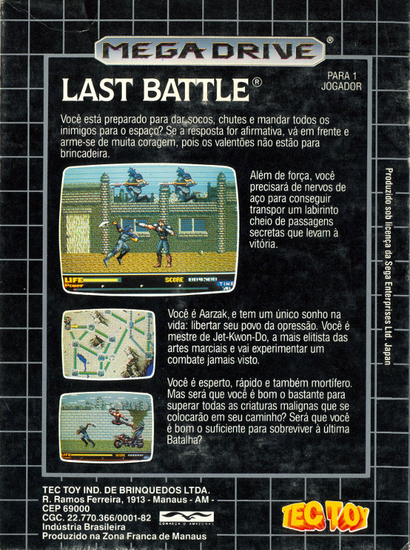 Capa do jogo Last Battle