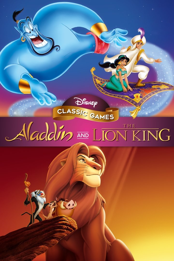 Capa do jogo Disney Classic Games: Aladdin and The Lion King