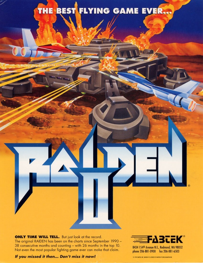 Capa do jogo Raiden II