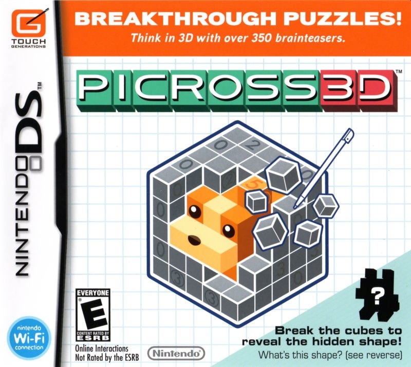 Capa do jogo Picross 3D