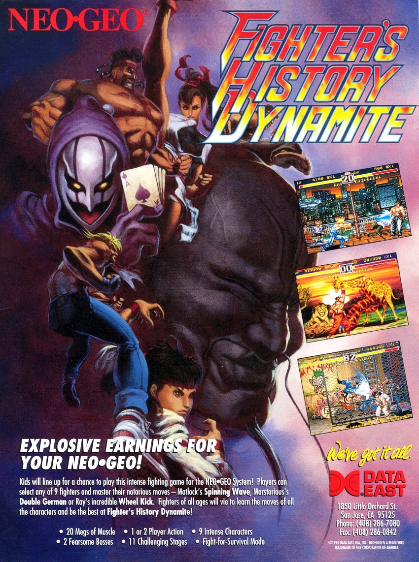 Capa do jogo Fighters History Dynamite
