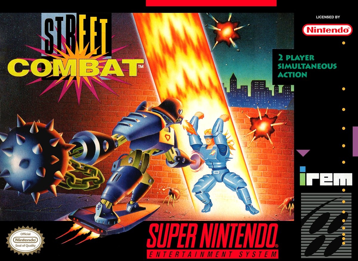 Capa do jogo Street Combat