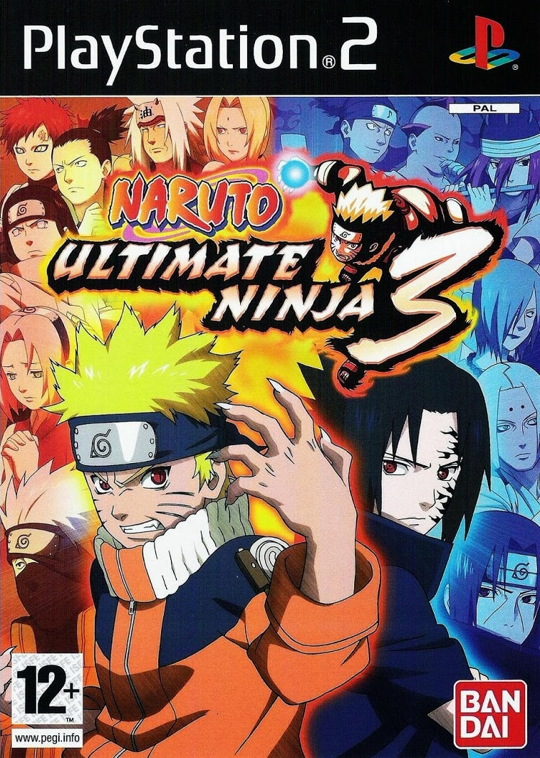 Capa do jogo Naruto: Ultimate Ninja 3